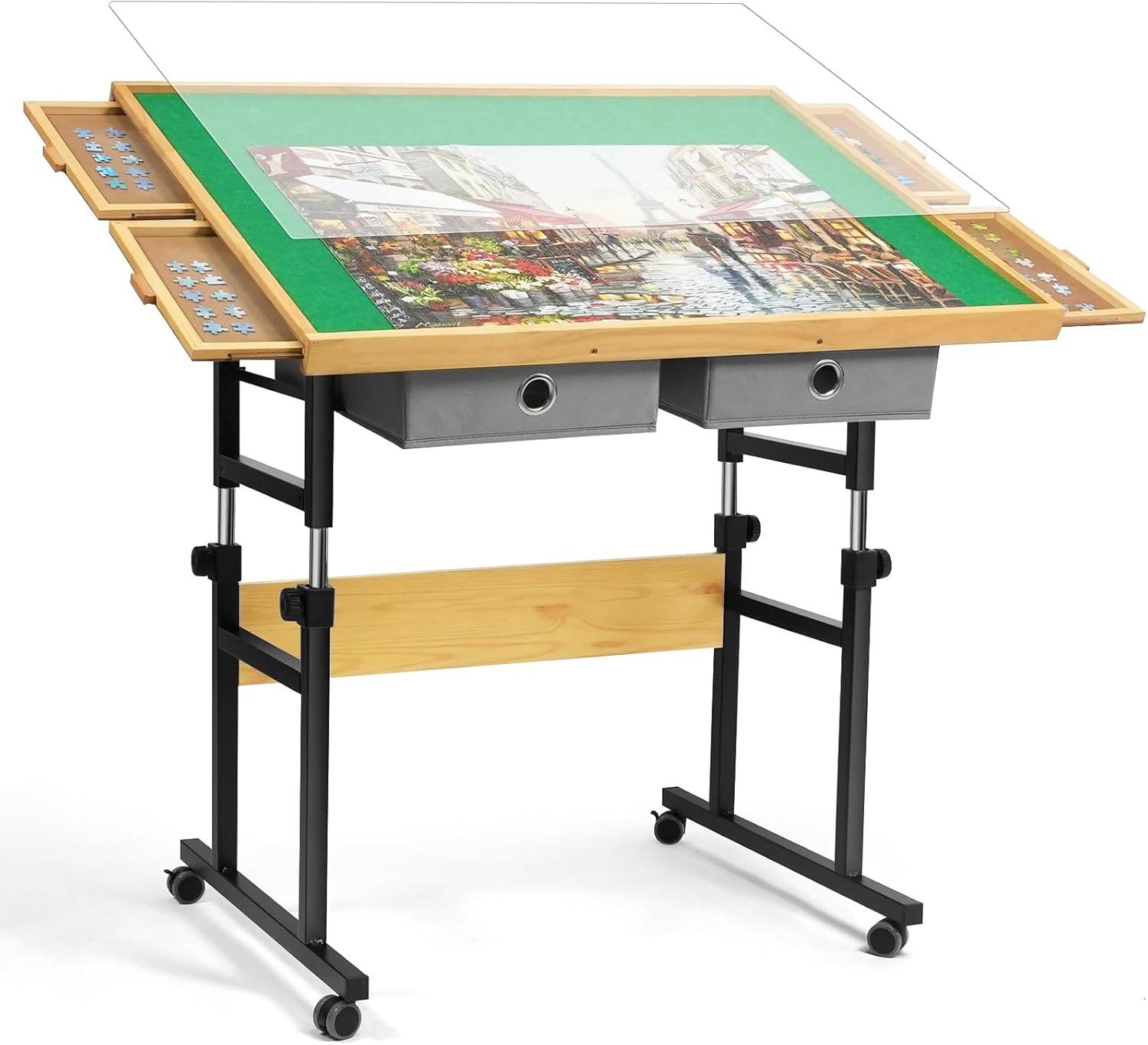 Best Tilting Table: All4Jig 1500 Piece Adjustable Puzzle Board