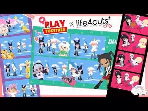 一起玩X​​ Life4Cuts合作