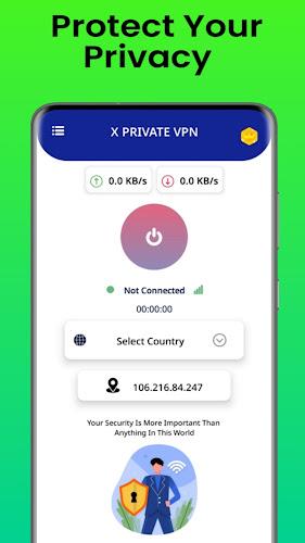 X Private VPN - XXXX Proxy ภาพหน้าจอ 0