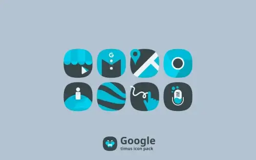 Timus: Rounded Dark Icon Pack Schermafbeelding 0