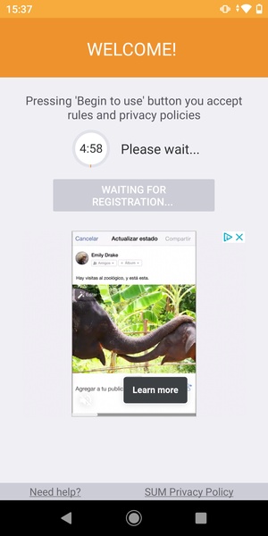 Secure messenger SafeUM Screenshot 0