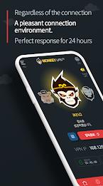 MonkeyVPN-Perfect 3 ways VPN ภาพหน้าจอ 0