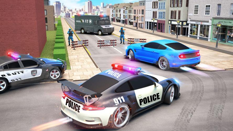 Police Car Chase: Police Games Captura de tela 0