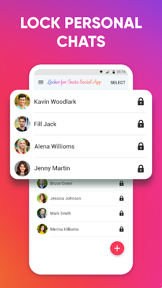 Locker for Insta Social App Mod ဖန်သားပြင်ဓာတ်ပုံ 2