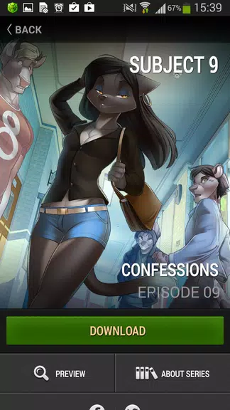 Subject 9 — Motion Furry Comic 螢幕截圖 2