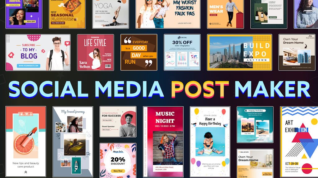 Social Media Post Maker 螢幕截圖 0