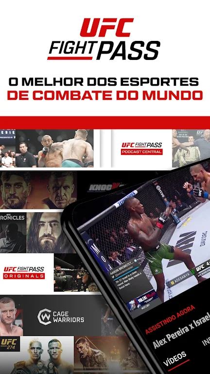 UFC Fight Pass - MMA ao vivo Captura de tela 0