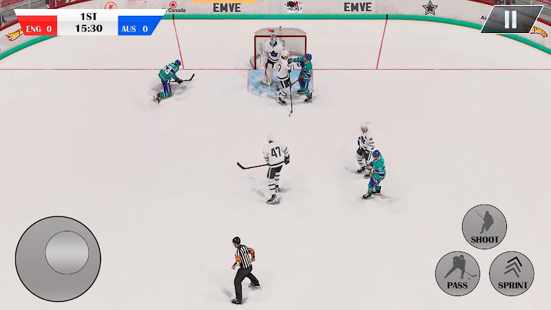 Ice Hockey Games 3D Ice Rage Скриншот 0