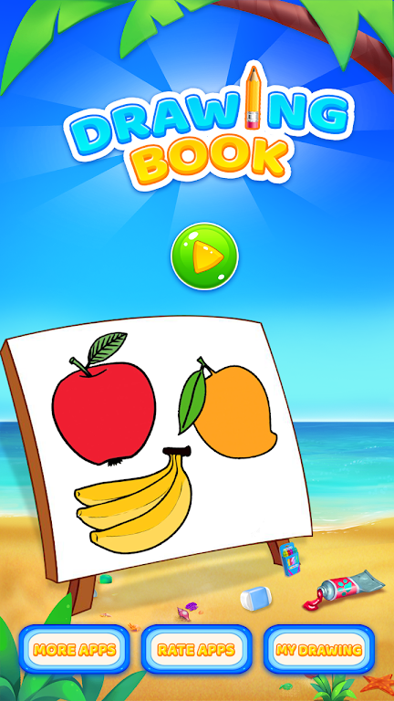 Fruits Coloring Book & Drawing Screenshot 0