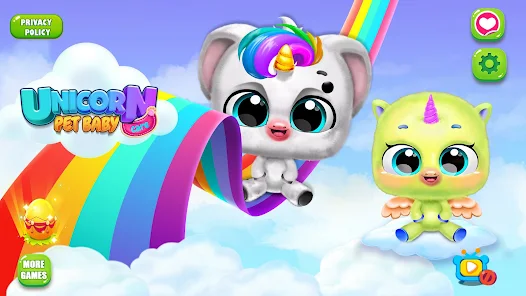 Unicorn Baby Care Unicorn Game Screenshot 2