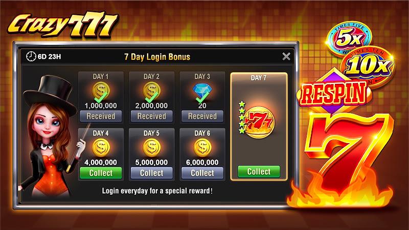 Crazy 777 Slot-TaDa Games Screenshot 3