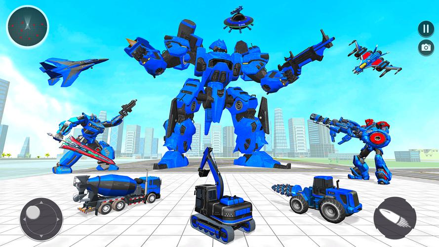 Mech Robot Transforming Game ภาพหน้าจอ 0