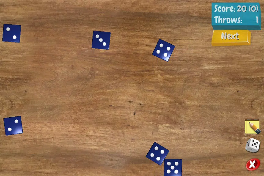 Pocket Dices ภาพหน้าจอ 1