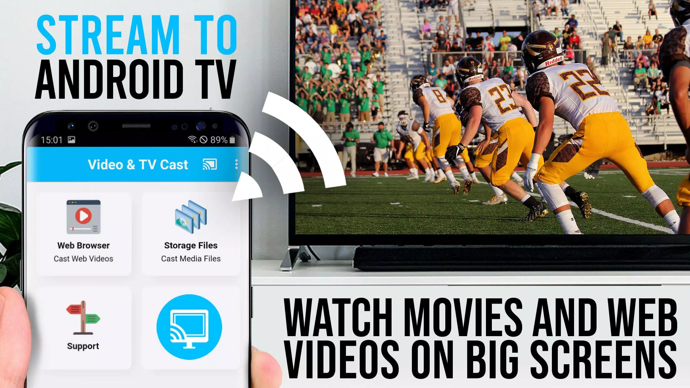 TV Cast for Android TV Captura de tela 2