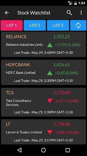 NSE BSE Indian Stock Quotes - Live Market Prices ภาพหน้าจอ 3