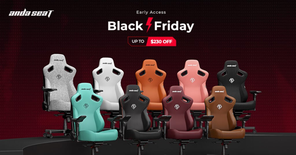 AndaSeat sta scontando fortemente i preordini della serie X-Air in vista del Black Friday