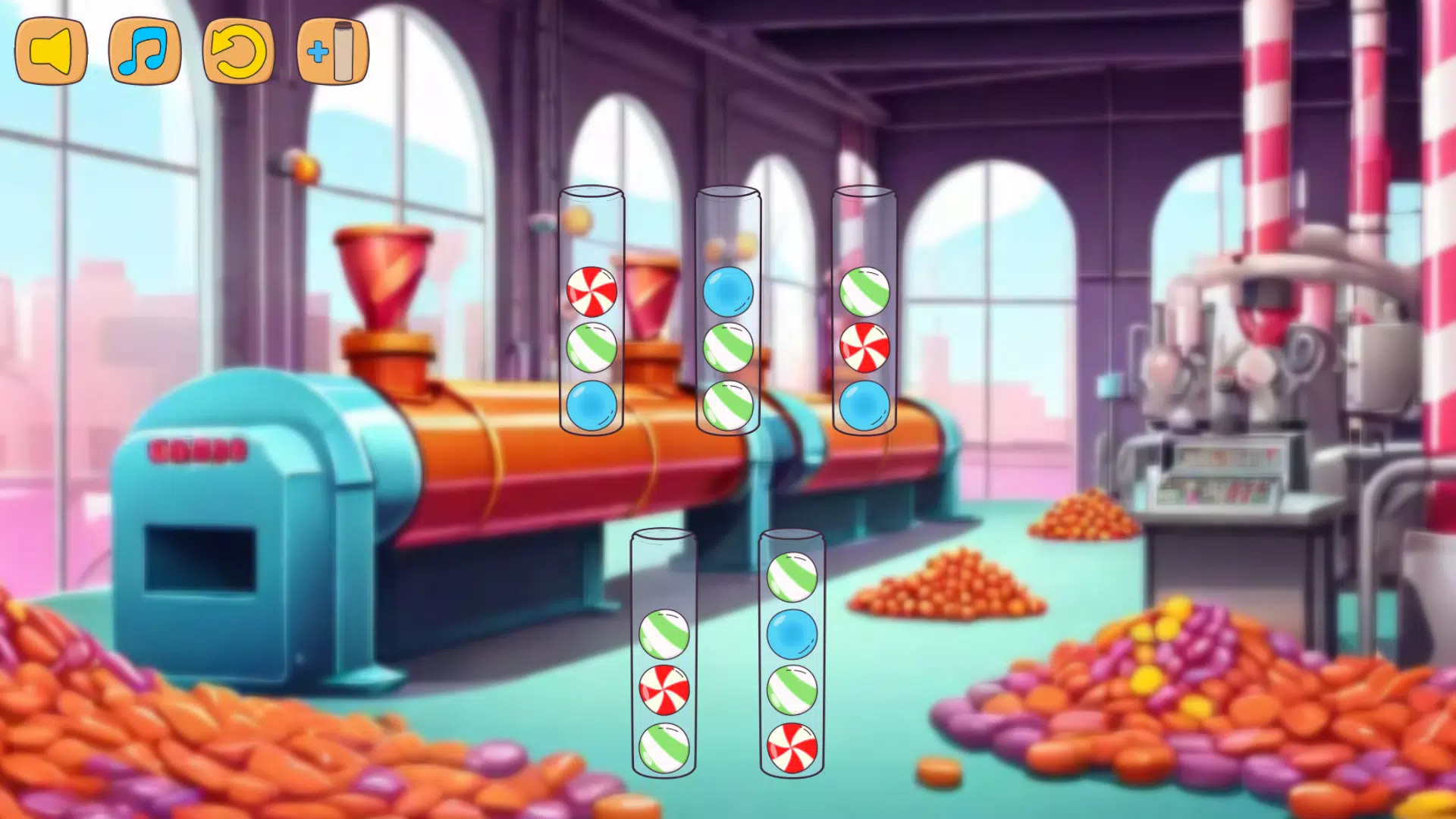 Sorting: Candy Factory Captura de pantalla 3