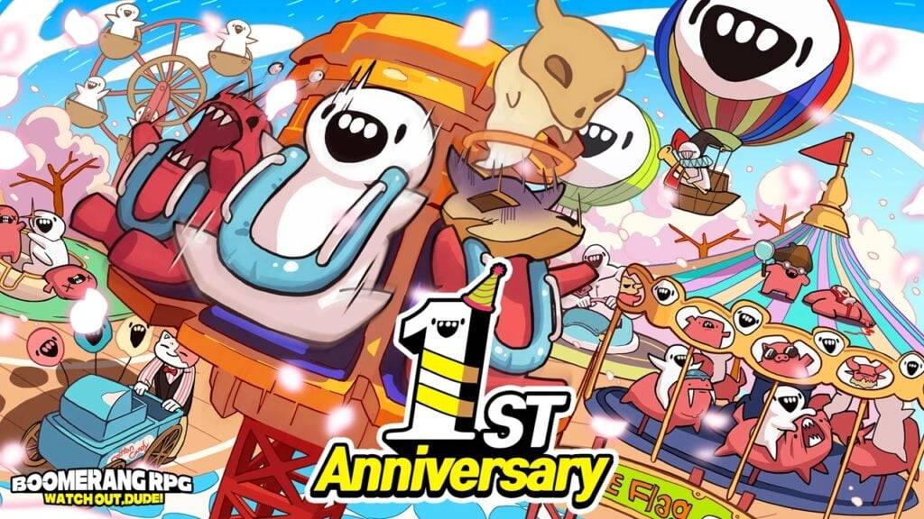 Boomerang RPG célèbre son 1er anniversaire avec l'événement de roulette et de nouvelles skins