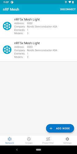 nRF Mesh Captura de tela 0