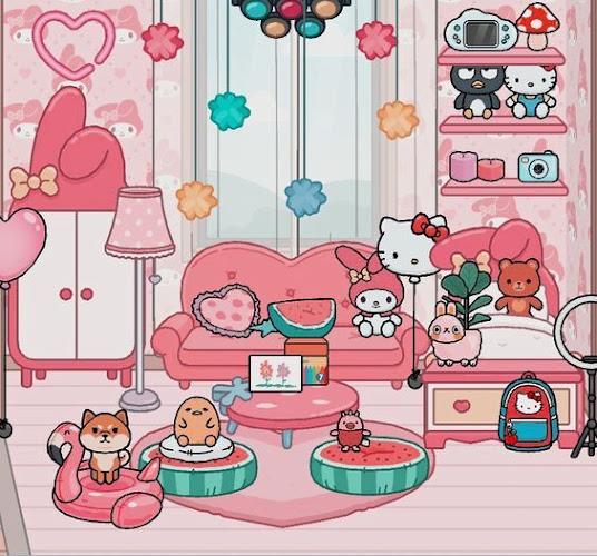 Toca Boca Pink Room Ideas 螢幕截圖 2