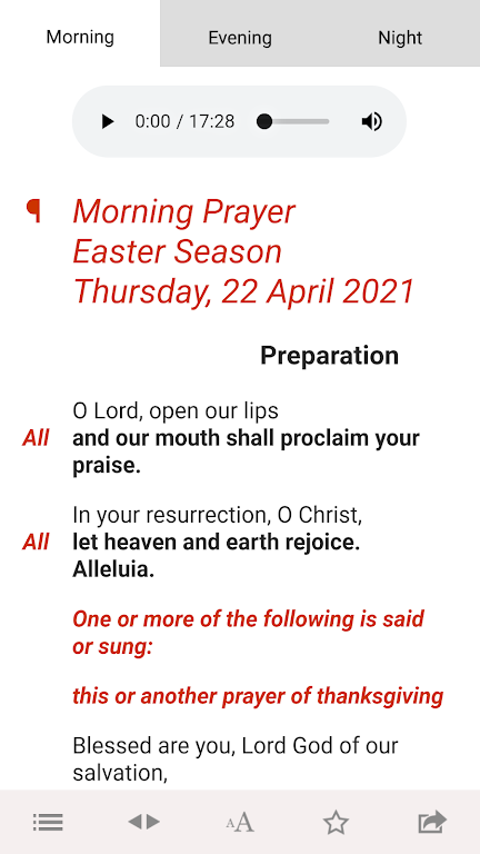 Daily Prayer: from the CofE Capture d'écran 2