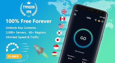 Typhoon VPN - Super Fast VPN Screenshot 0