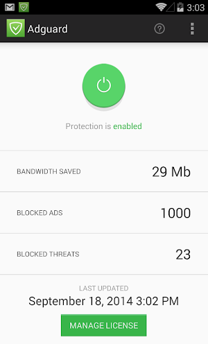 AdGuard Ad Blocker Captura de tela 0