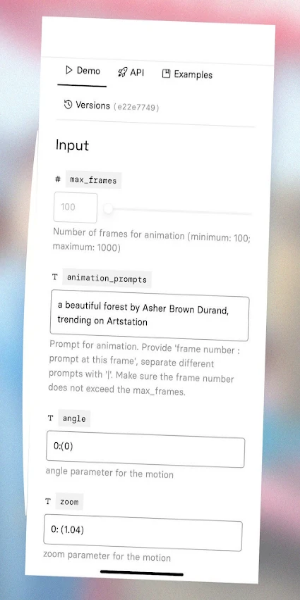 Deforum Stable Diffusion AI Tangkapan skrin 1