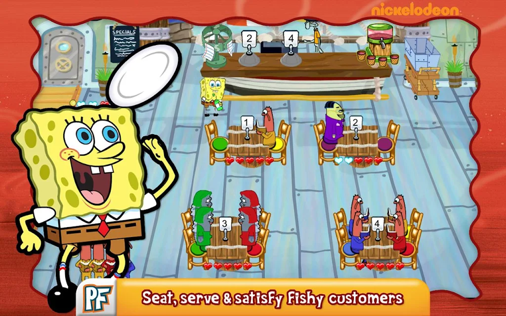 Schermata SpongeBob Diner Dash 2