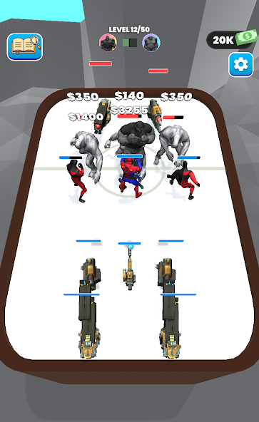 Merge Master Superhero Battle Mod 螢幕截圖 1