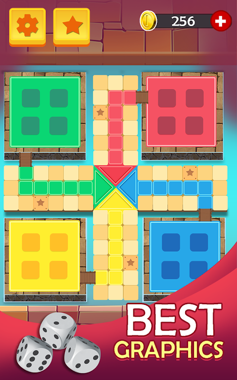 Ludo Fun: Free Family Dice Game Tangkapan skrin 0