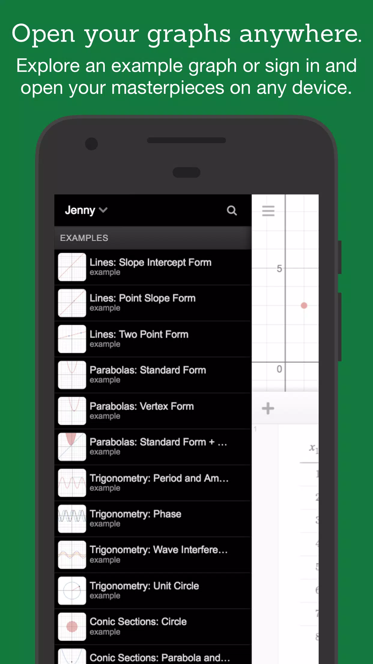 Desmos 繪圖計算機 螢幕截圖 1