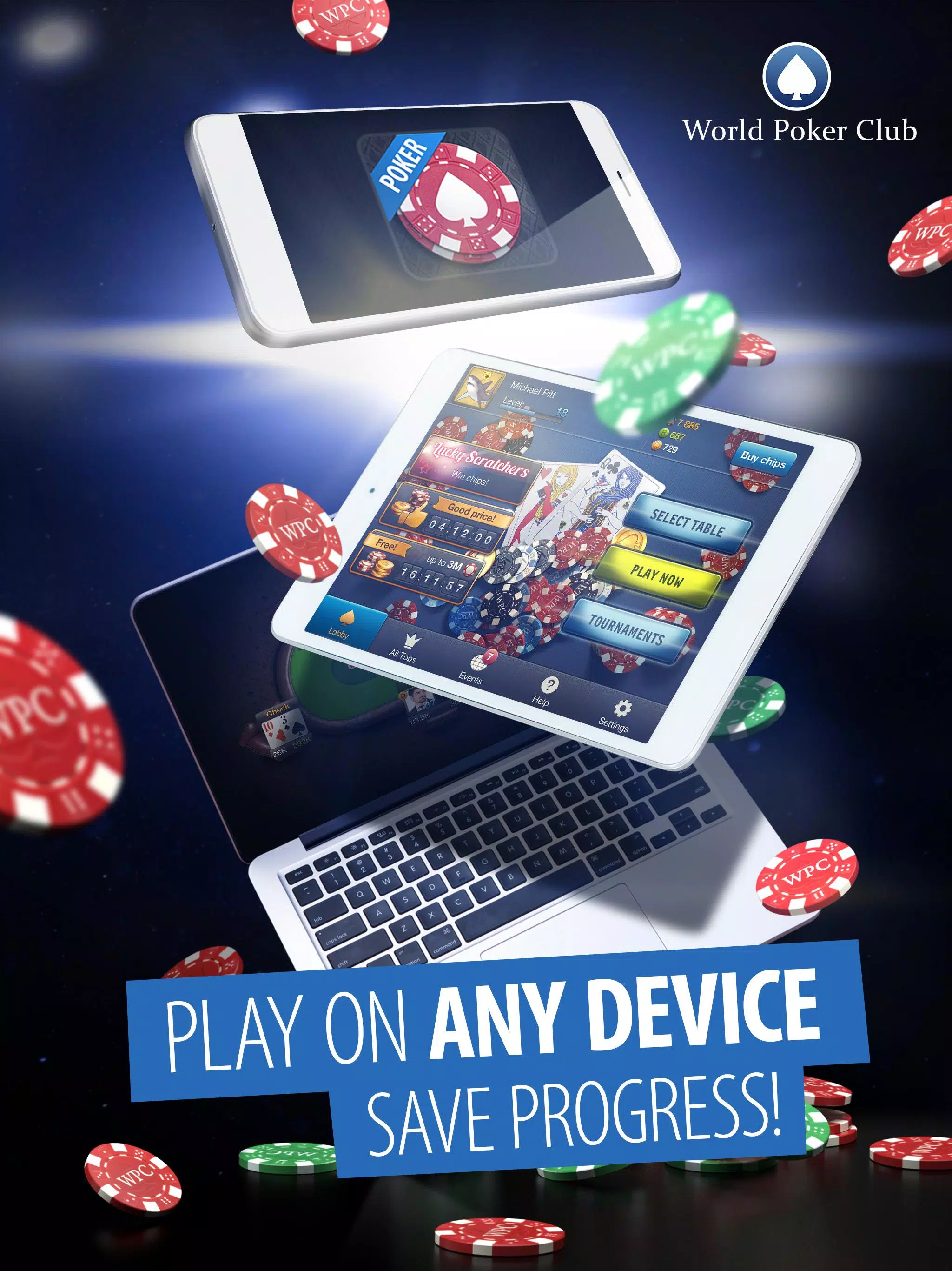 World Poker Club Schermafbeelding 1