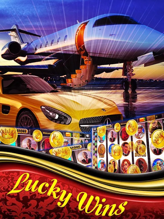 Jet Set Tycoon Slots Ảnh chụp màn hình 1