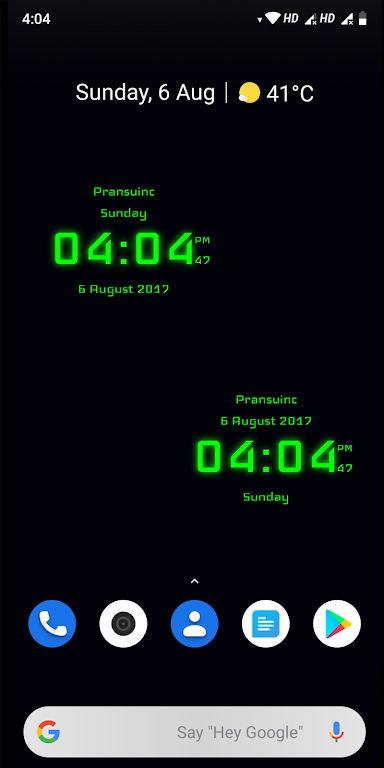 Digital Clock ဖန်သားပြင်ဓာတ်ပုံ 0