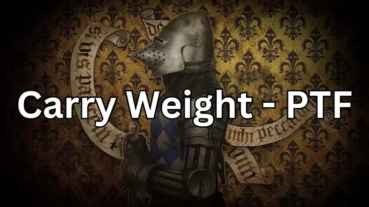 Kingdom Come Deliverance 2 More Carry Weight Mod