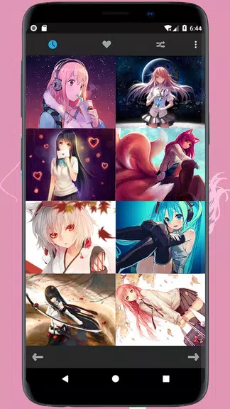 Beauty Anime Girls Wallpapers Captura de pantalla 0