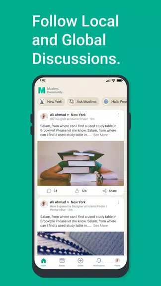 Muslims: Events & Discussions Tangkapan skrin 1