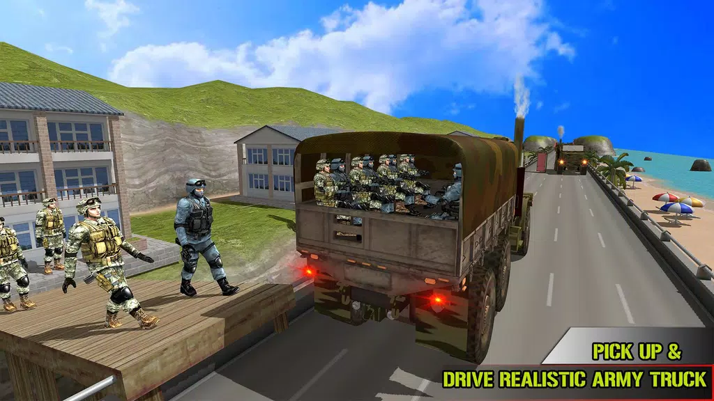 US Army Transporter Truck Game スクリーンショット 0