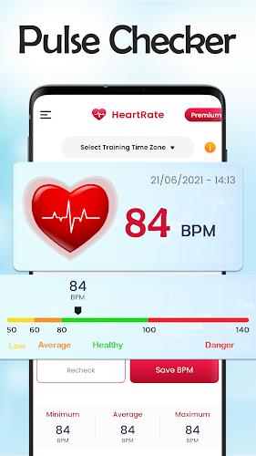 Heart Rate Monitor BPM Tracker Zrzut ekranu 2