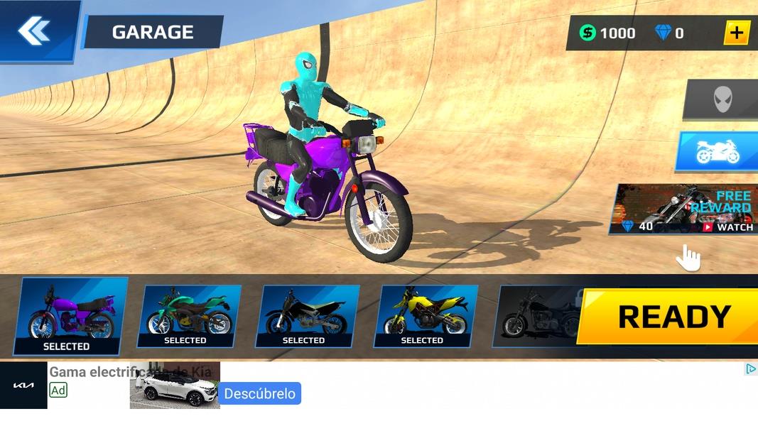 Superhero Moto Stunts Racing Screenshot 3