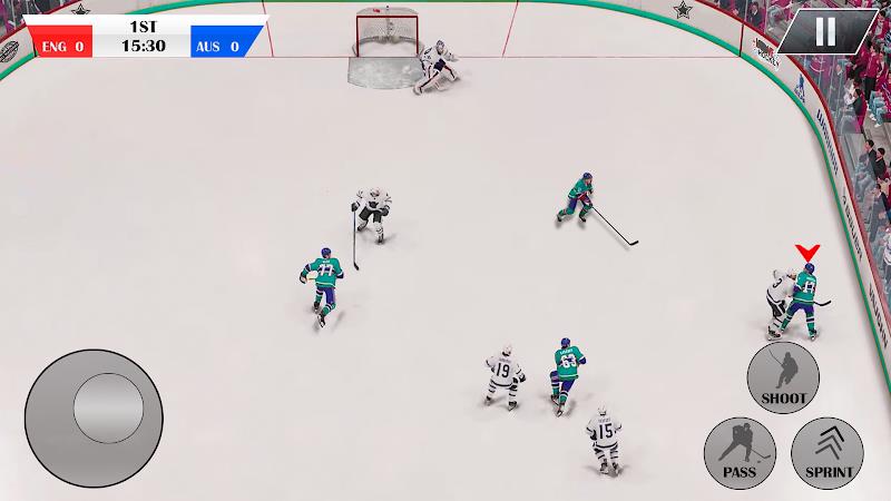 Ice Hockey Games 3D Ice Rage Скриншот 2