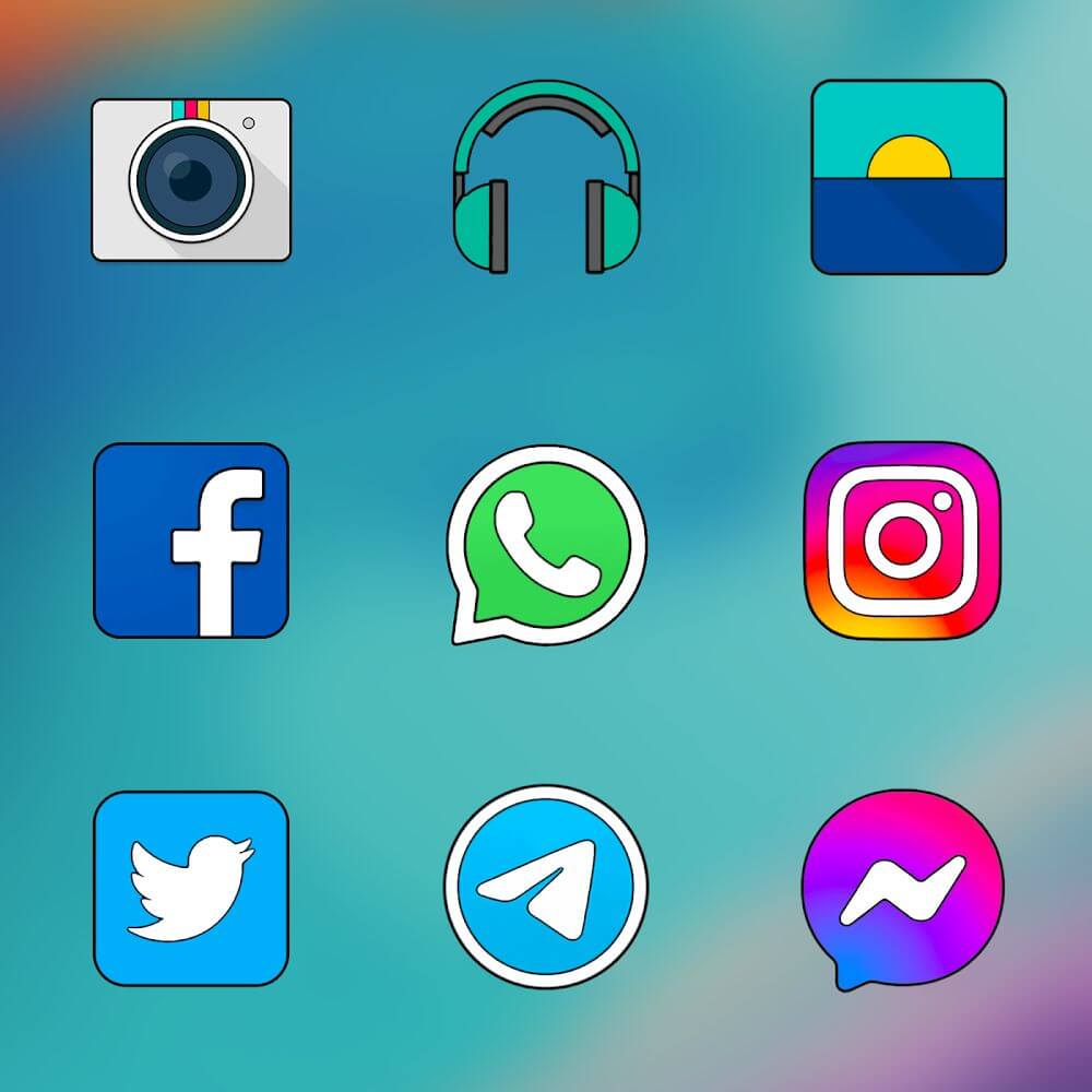 Oxigen HD - Icon Pack Mod Ảnh chụp màn hình 1