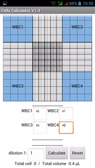 Cells Calculator Screenshot 0