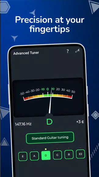 Schermata Advanced Tuner guitar violin 0