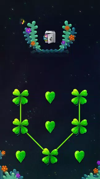 AppLock Theme Lucky Clover Ekran Görüntüsü 0