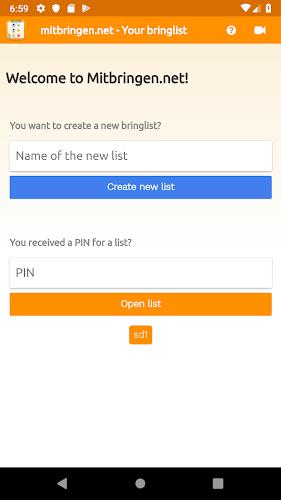 Bringlist スクリーンショット 0