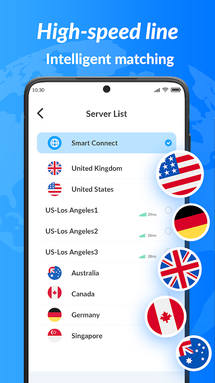 SpeedyLink: Secure VPN Proxy ภาพหน้าจอ 2