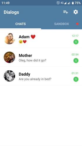 Fake Chat Messenger — TeleFake Screenshot 0