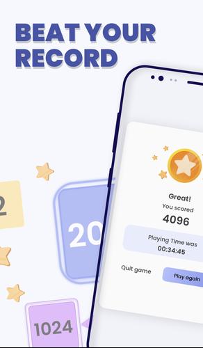 2048 Merge: Puzzle Challenge Schermafbeelding 2